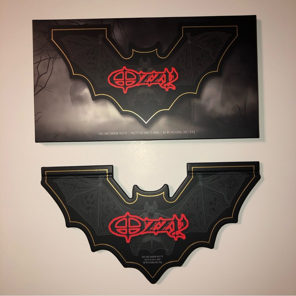 Ozzy vegan bat eyeshadow palette Rock and Roll Beauty NIB